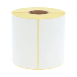 étiquettes thermiques blanches autocollantes format 100x150 mm pour impression professionnelle