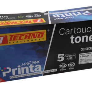 Cartouche de toner laser noir universelle compatible pour imprimantes HP LaserJet et Canon I-SENSYS.