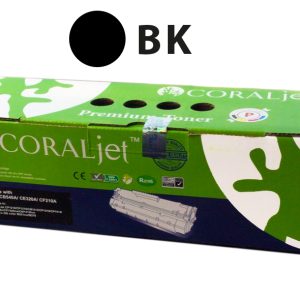 Cartouche de toner laser noir CORALjet universelle compatible HP CB540A, CE320A et CF210A.